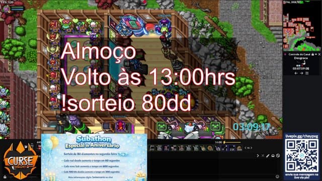 [DROPS ON] PXG - Subathon Especial de Aniversário !sorteio !curse