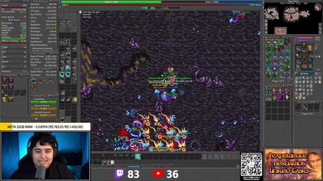 [RubinOT] PROJETO PALADIN DO ZERO!   !rubinot | !hero | !idle | !site
