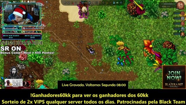 🔴 💥!Ganhadores60kk| Sorteio de 2x VIPS Qualquer Server Seg à Sáb| |!Blazera!Blackteam[PxG-601 Lunar]⏰Voltamos Segunda às 08:00