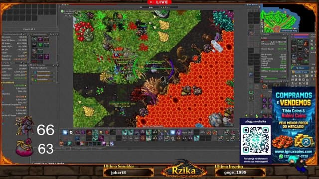 Grimoria 3 - EK 700 RUSHANDO PRA SANGUINE| !Sanguine  !coins #Rubinot #RottenBlood #Sanguine #Tibia
