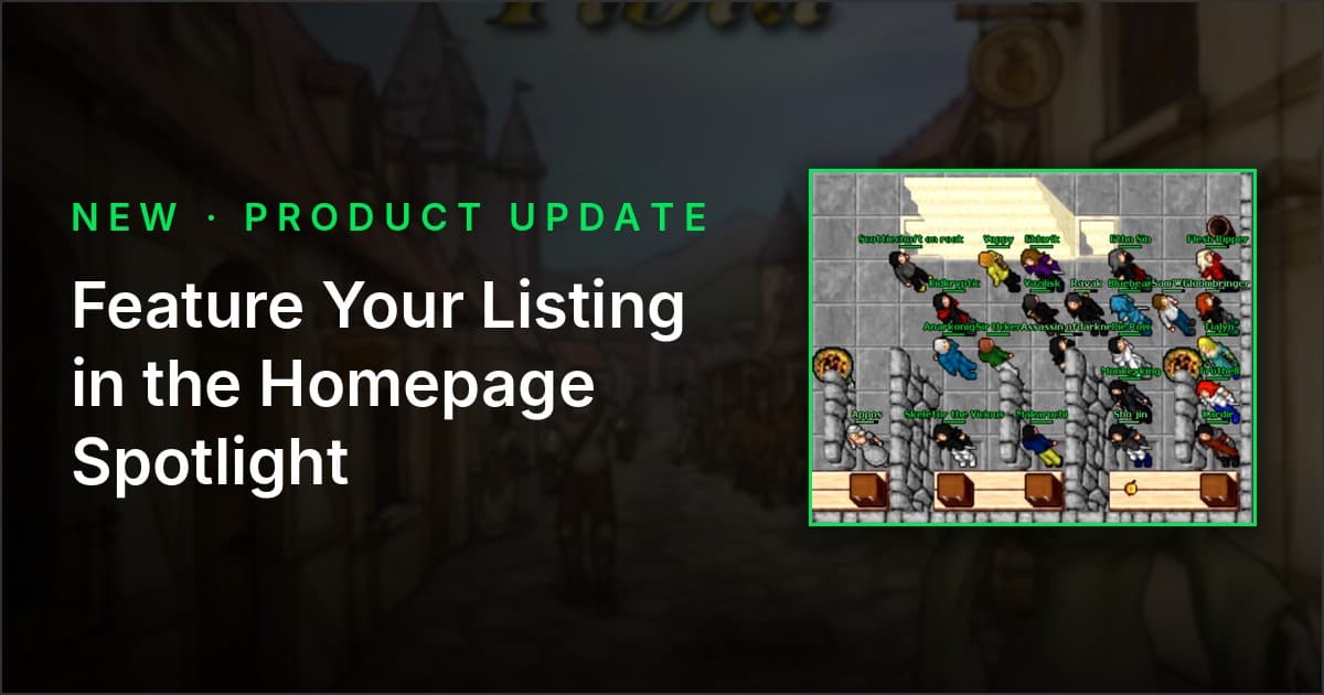 Feature Your Listing in the Homepage Spotlight